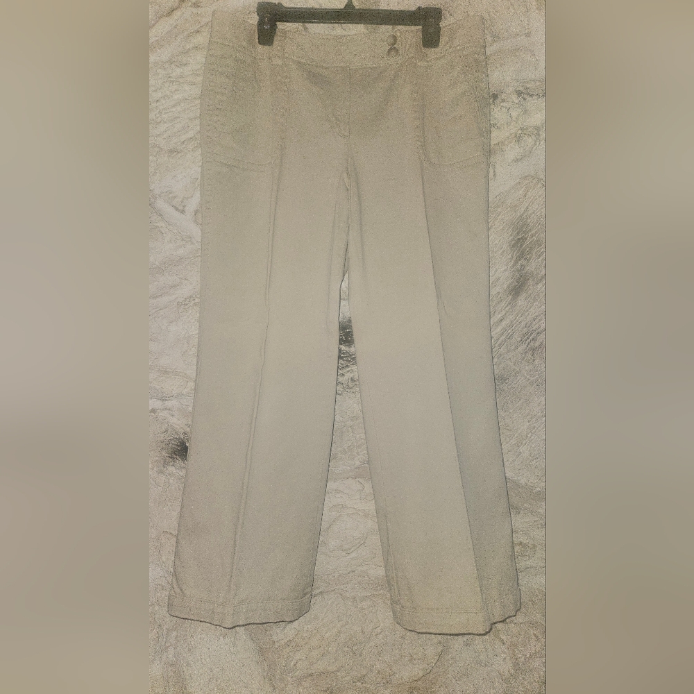 Ann Taylor Women's Cream Straight Leg Jeans